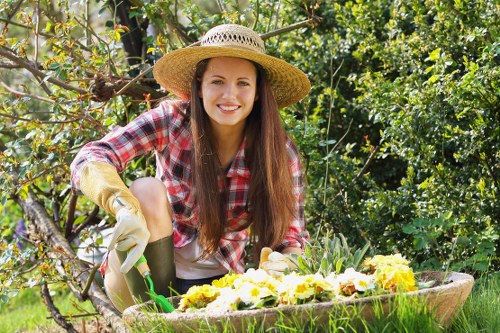 Professional team handling garden clearance in Kew